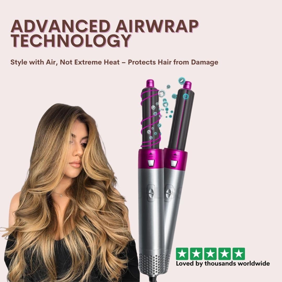 JoyPretty Airwrap Hair Curler Styler Set